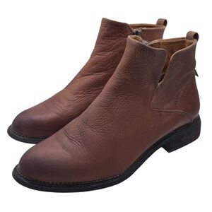 Franco Sarto Hyla Chestnut Leather Boots - Size 7
